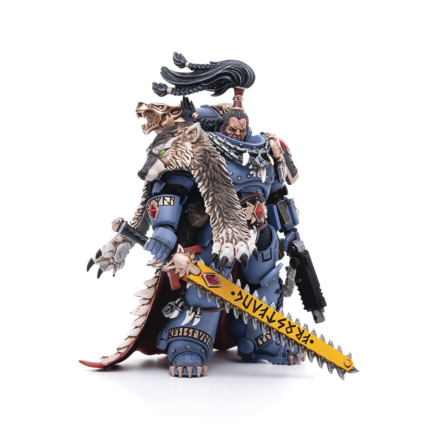 Warhammer 40K Space Wolves Ragnar Blackmane 1:18 Scale Highly Detailed Collectible Action Figure - Perfect for Tabletop Gaming, Display & Warhammer 40K Fans Collection