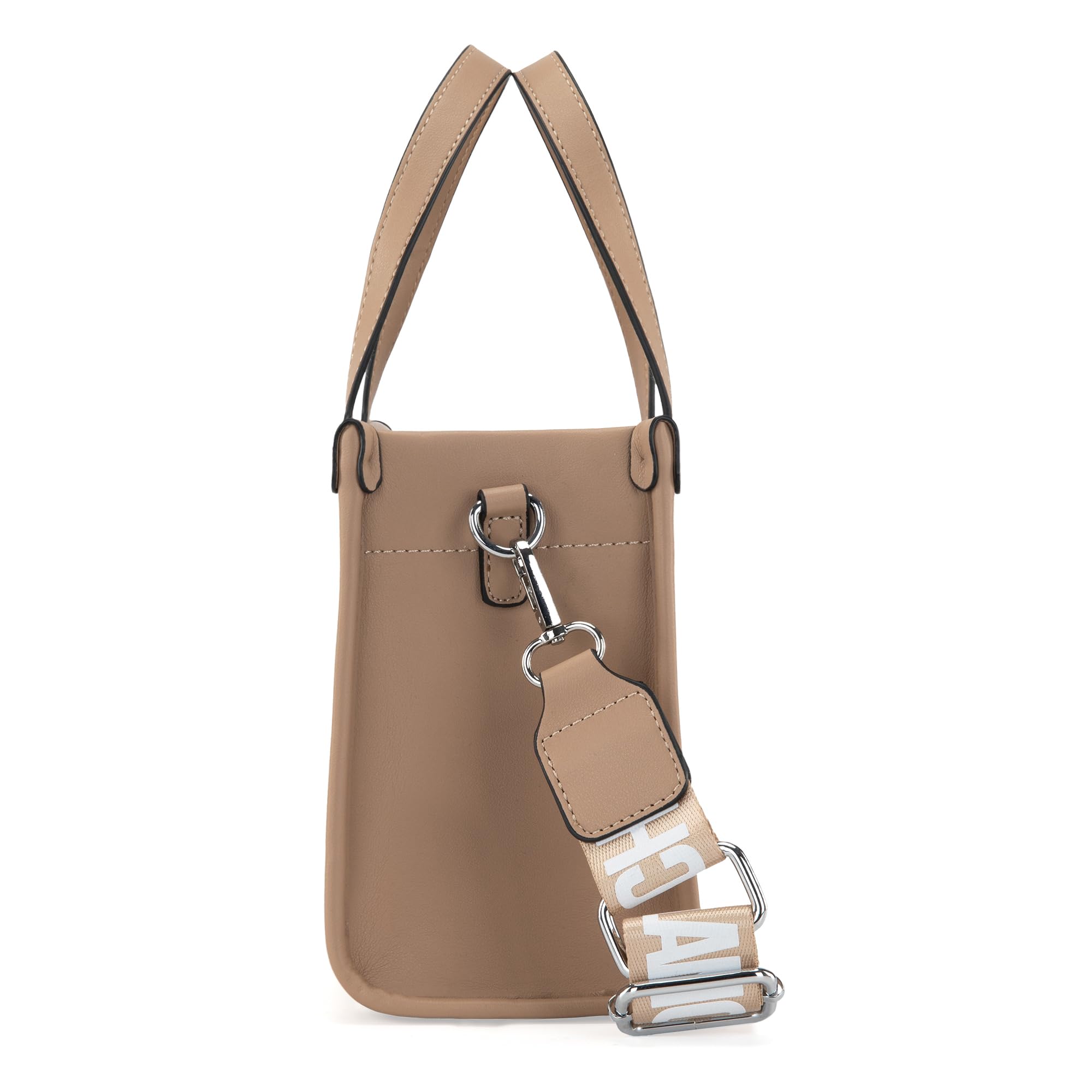 Milan Chiva Quilted Tote Bag for Women - Stylish Top Handle Handbag with Detachable Coin Pouch | Perfect for Work, Travel & Everyday Use