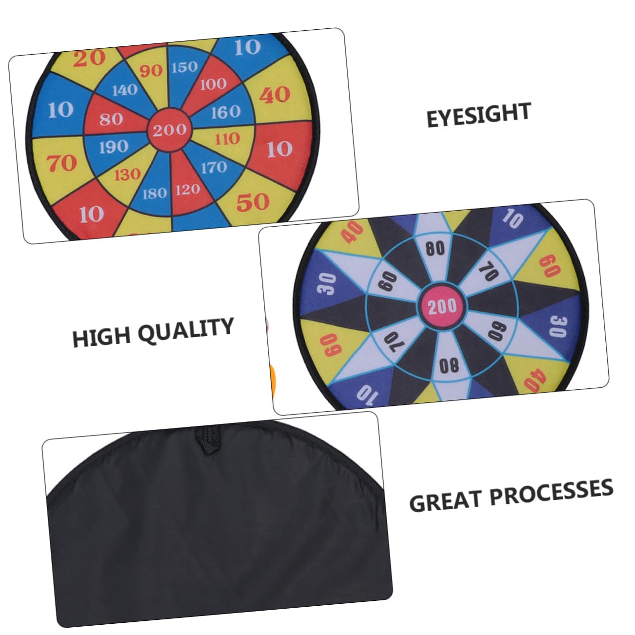 WHAMVOX 2 Sets Sticky Ball Dart Board Game Set - Plastic Sports Toy for Kids & Adults - Fun Indoor/Outdoor Party Games, Birthday Gifts, Family Game Night Activities