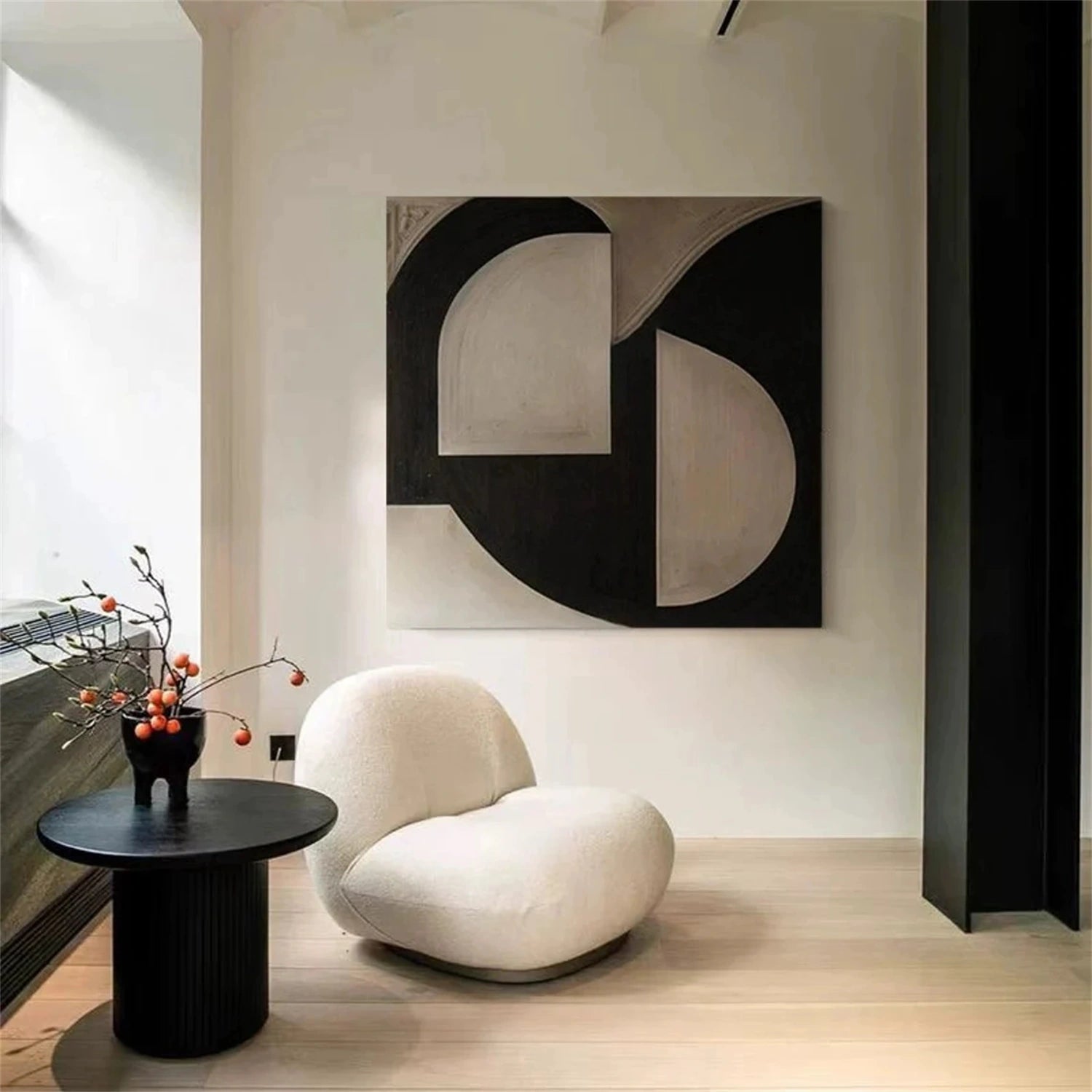 Abstract Painting #AB 280 - Modern Wall Art for Living Room, Bedroom & Office Decor | Large Canvas Artwork for Home & Office