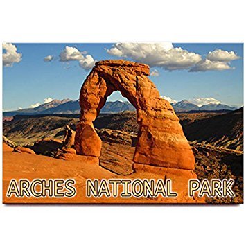 Arches National Park Fridge Magnet - Utah Travel Souvenir Gift - Perfect for Refrigerator Decor, Office Accessories & Road Trip Memories