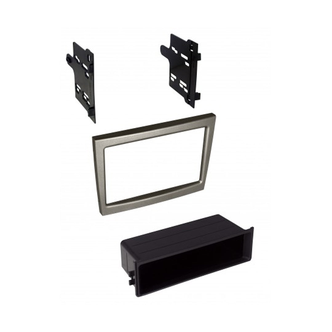 Original Porsche 911 / Cayman / Boxster (2005-2011) Silver Radio - Single ISO w/ Pocket or Double DIN Car Stereo Replacement - Perfect for Car Audio Upgrade & Interior Enhancement