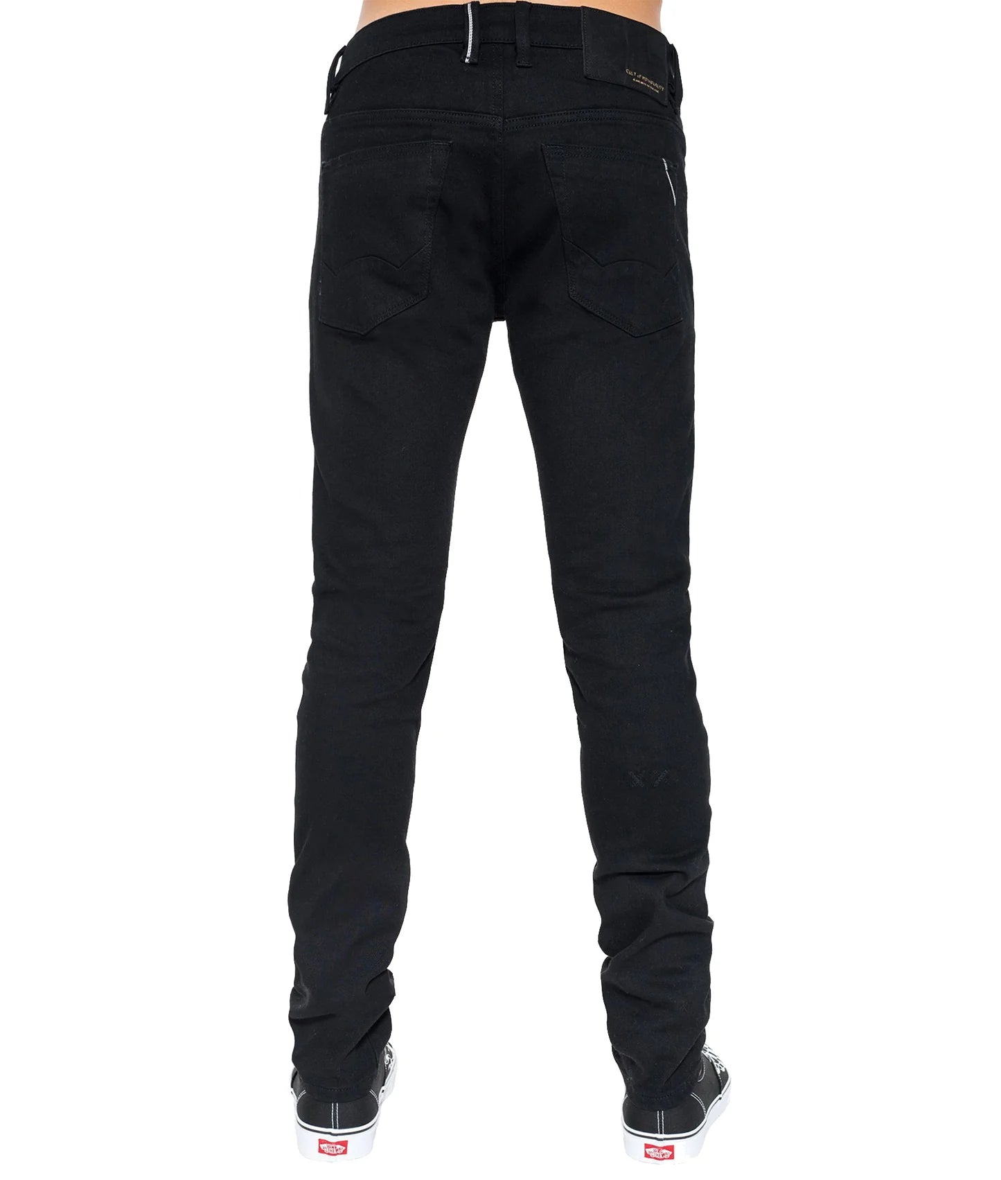 CULT OF INDIVIDUALITY Punk Super Skinny Stretch Jeans - Black Denim Pants for Women | Edgy Streetwear, Rocker Style, Night Out Fashion
