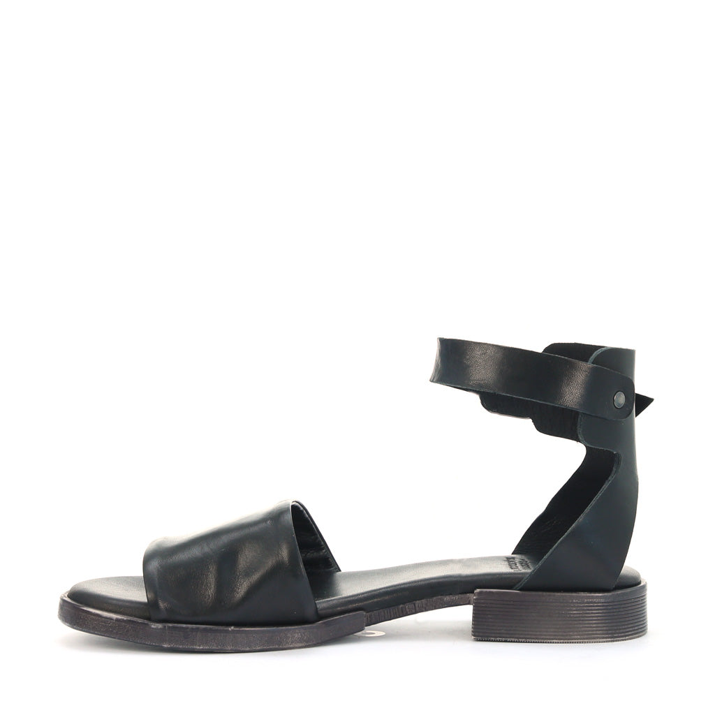 Women's Genuine Leather Ankle Strap Sandals - Comfortable Summer Dress Shoes for Casual Outings & Beach Vacations