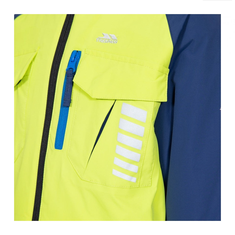 **Trespass Freebored Boys Jacket - Waterproof Winter Jacket for Toddlers (2-3 Years, Lime Green) - Perfect for Outdoor Play & Cold Weather**