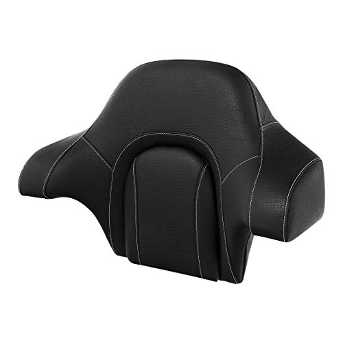 Passenger Backrest Pad Black White