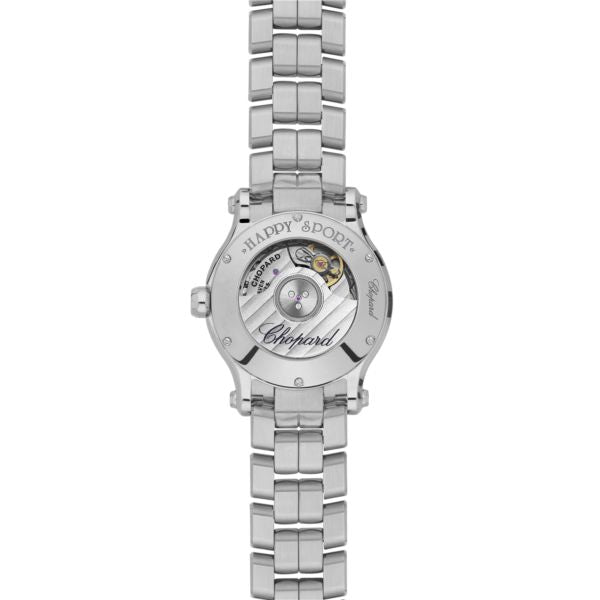Chopard Happy Sport Ladies Watch - Stainless Steel & Diamond Accents | Elegant Luxury Timepiece for Women, Perfect for Gifts, Parties & Special Occasions