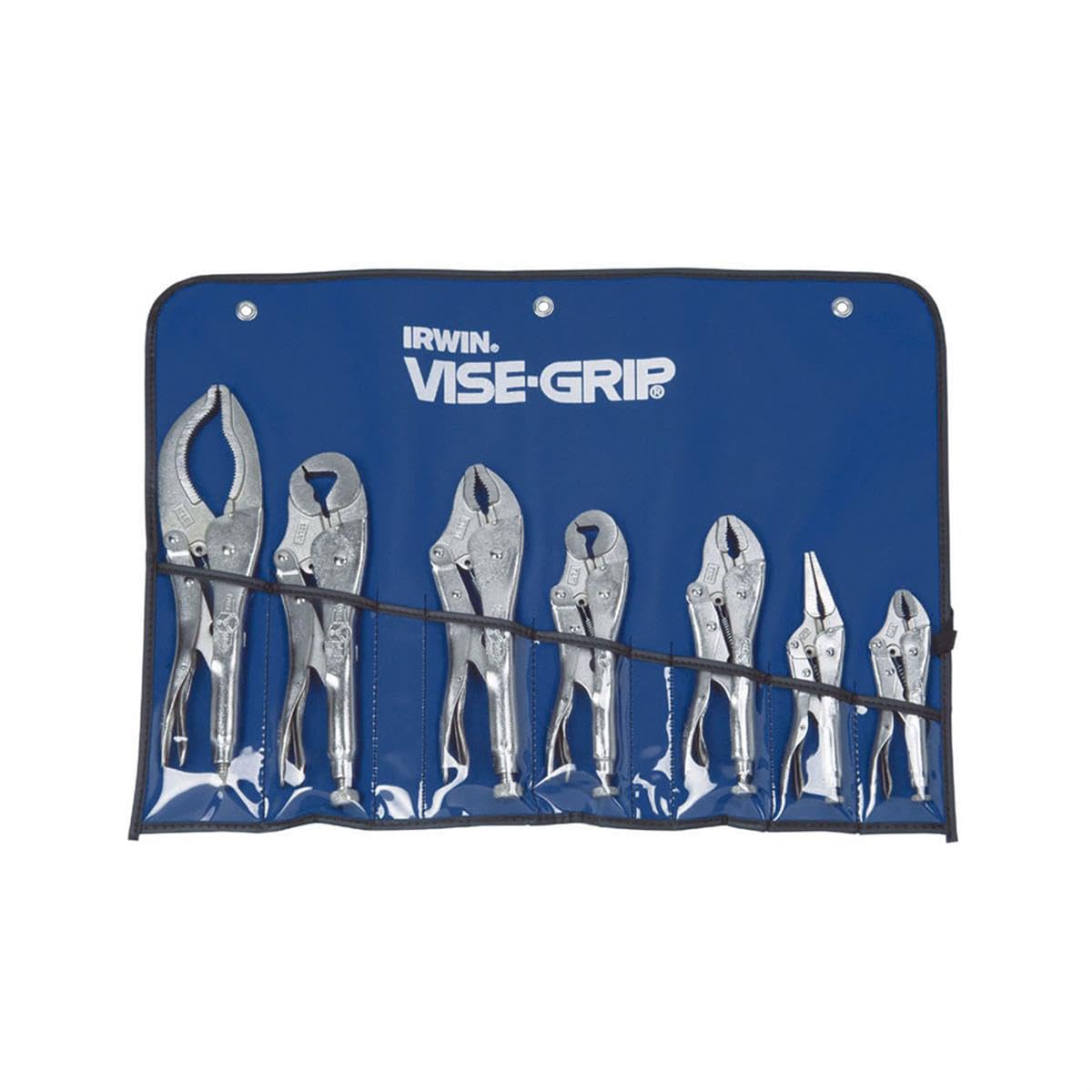 7-Piece Original Locking Pliers Set - Heavy Duty Clamp Tool Kit for DIY, Plumbing, Automotive & Woodworking Projects