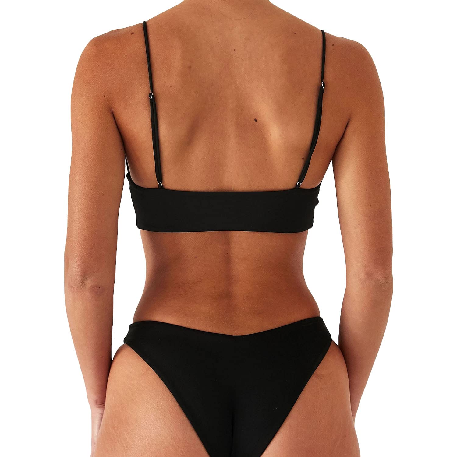 Rajputana Women's Black Push Up Brazilian Bikini Set - Sexy Two Piece Swimsuit for Beach, Pool Party & Summer Vacation