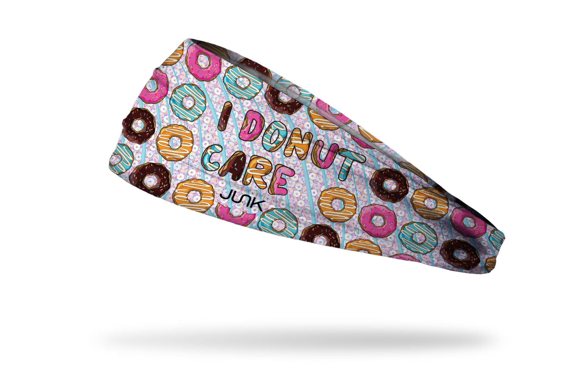 I Donut Care Big Bang Lite Headband - Cute Donut Hair Accessory for Women & Girls - Perfect for Workouts, Yoga, and Casual Wear