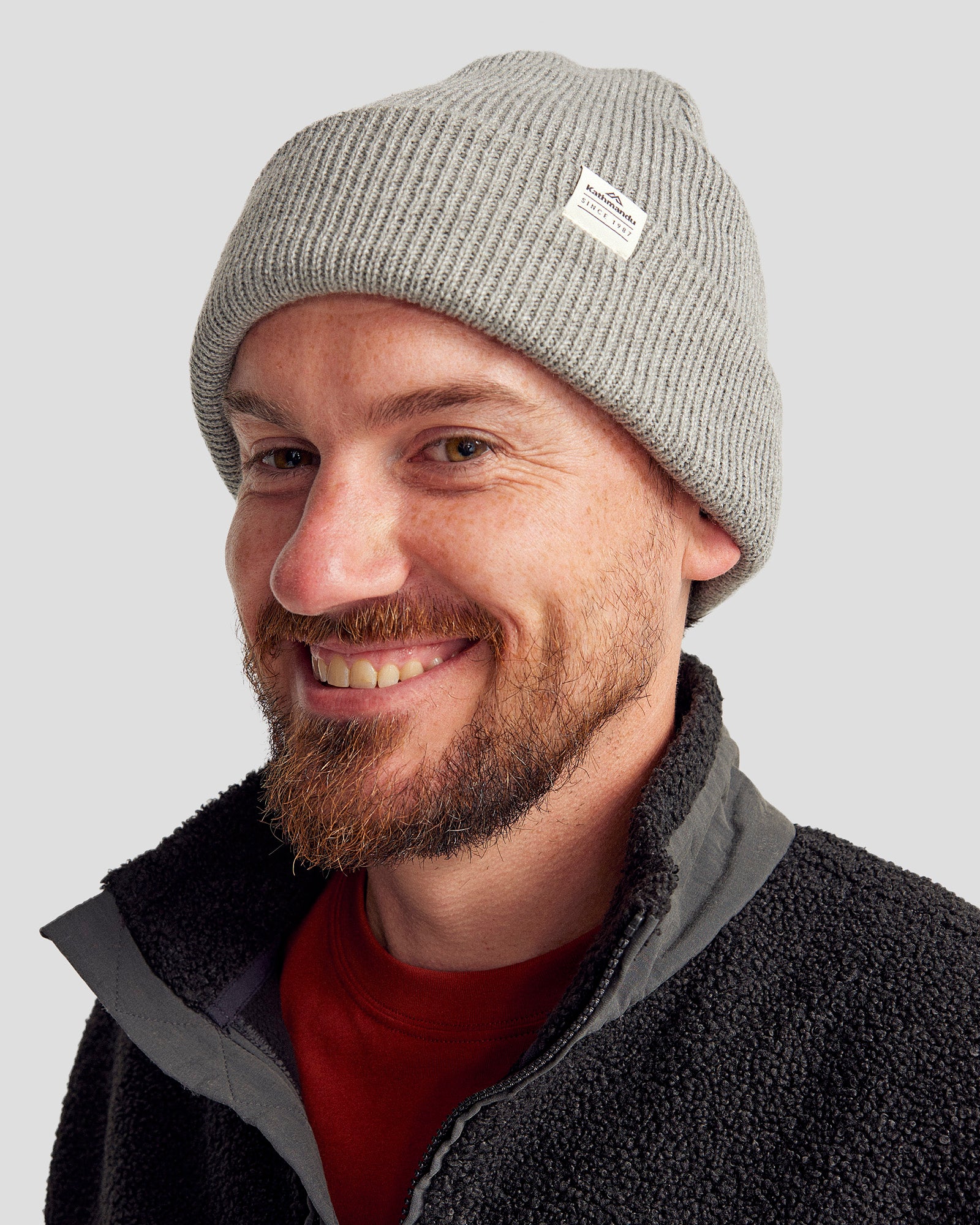 Fyfe Beanie 2.0 - Mid Grey Marble Knit Winter Hat for Men & Women - Cozy Unisex Beanie for Cold Weather, Outdoor Activities & Casual Wear
