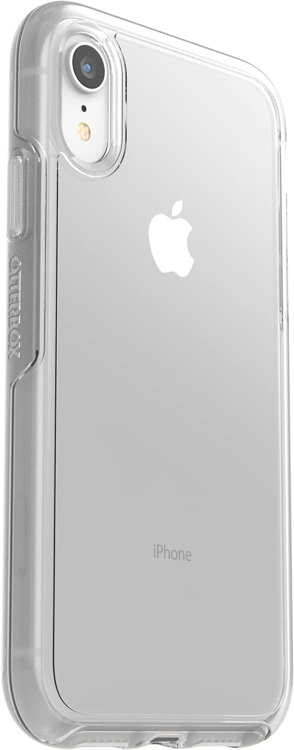 OtterBox Symmetry Series Clear Case for iPhone XR - Ultra-Sleek Protective Cover with Wireless Charging Compatibility & Raised Edges for Camera and Screen Protection | Perfect for Everyday Use, Work, and Travel