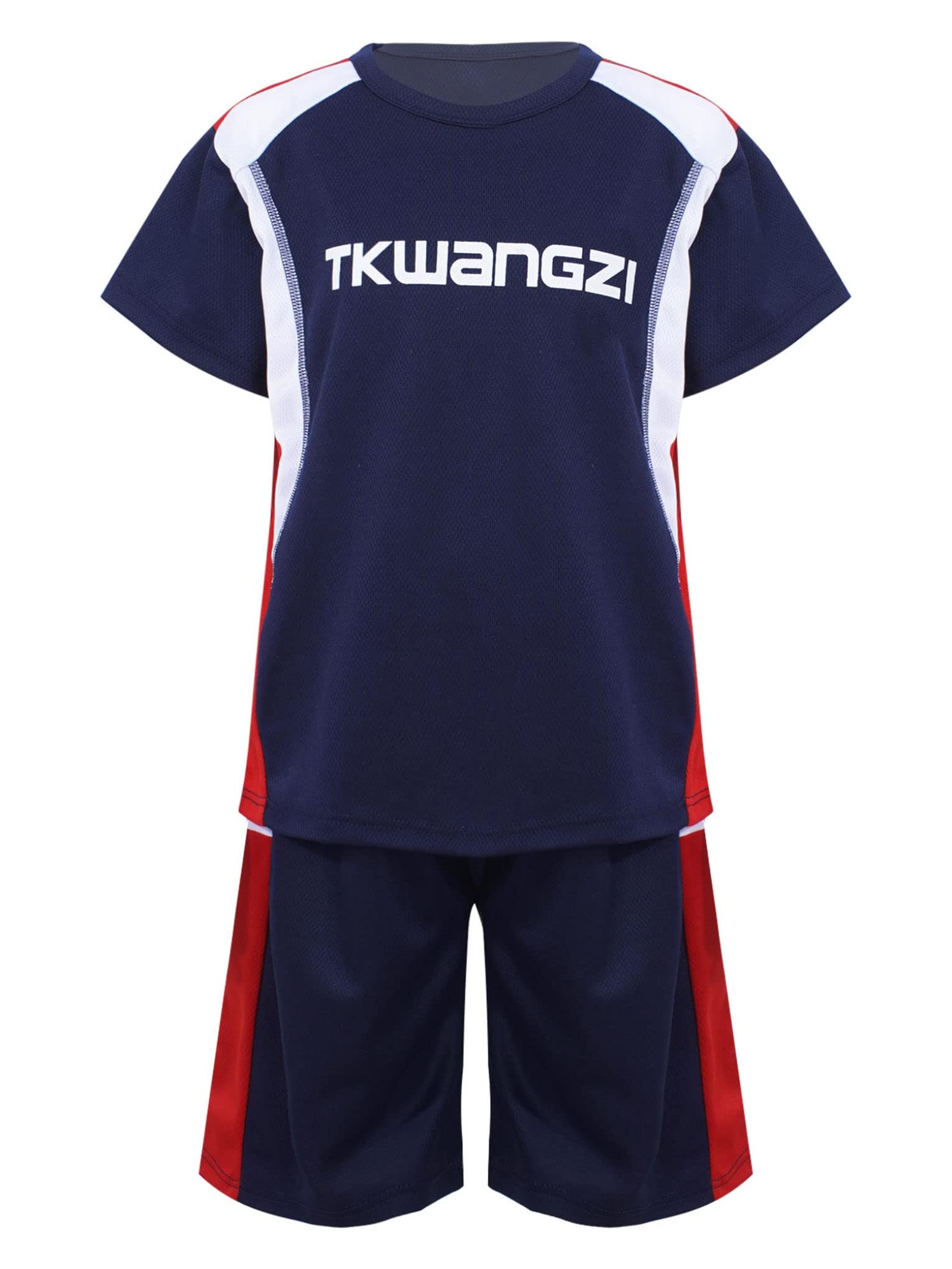 Breathable Kids Basketball Jersey Set for Boys - Aiihoo Sports Uniform with Shorts & Vest Top - Perfect for Basketball Games, Team Practice, and Youth Sports Activities