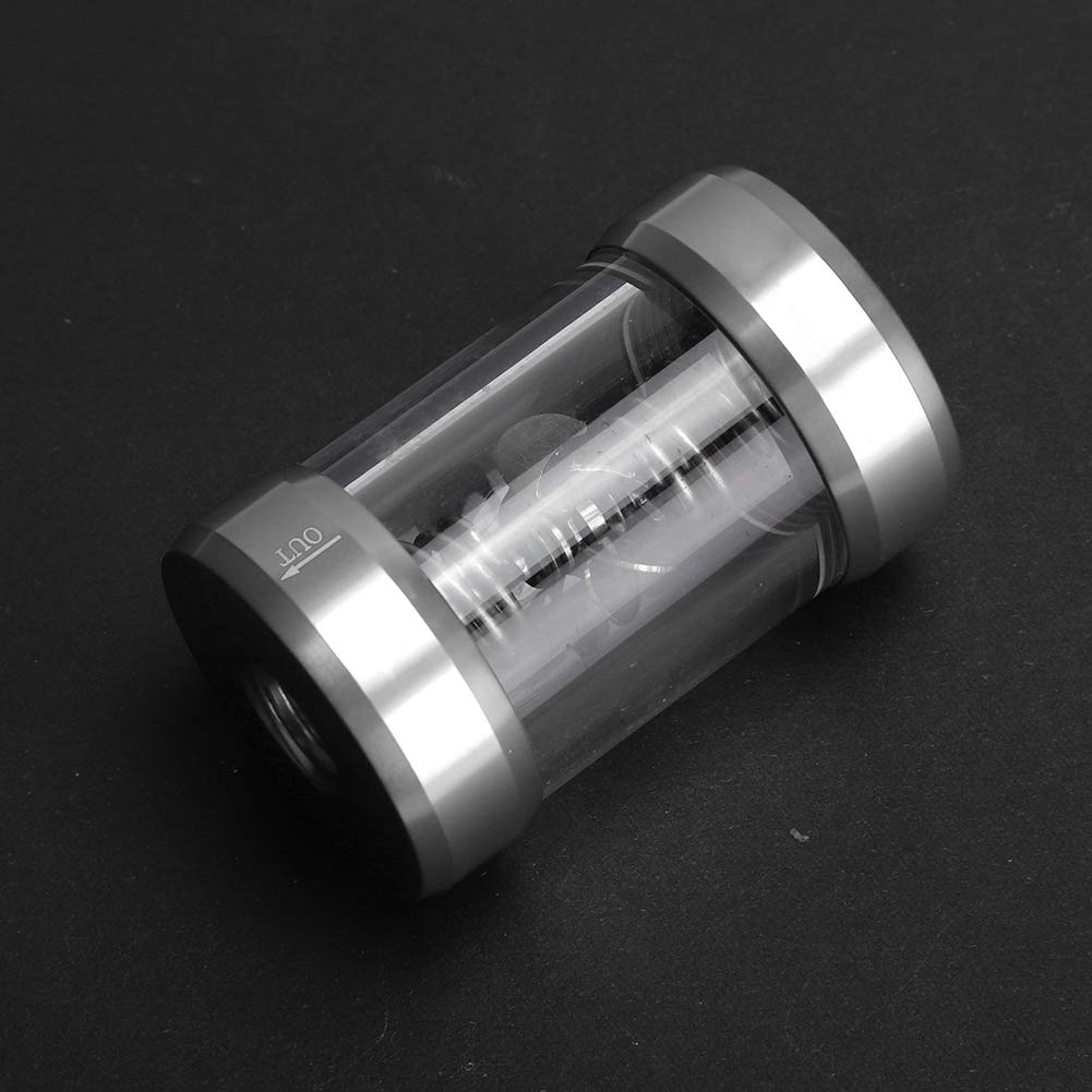 Yoidesu G1/4 Threaded Water Temperature Meter - Silver Cooling System Indicator for PC Liquid Cooling | Monitor CPU/GPU Coolant Temp in Gaming Rigs & Custom Water Loop PCs