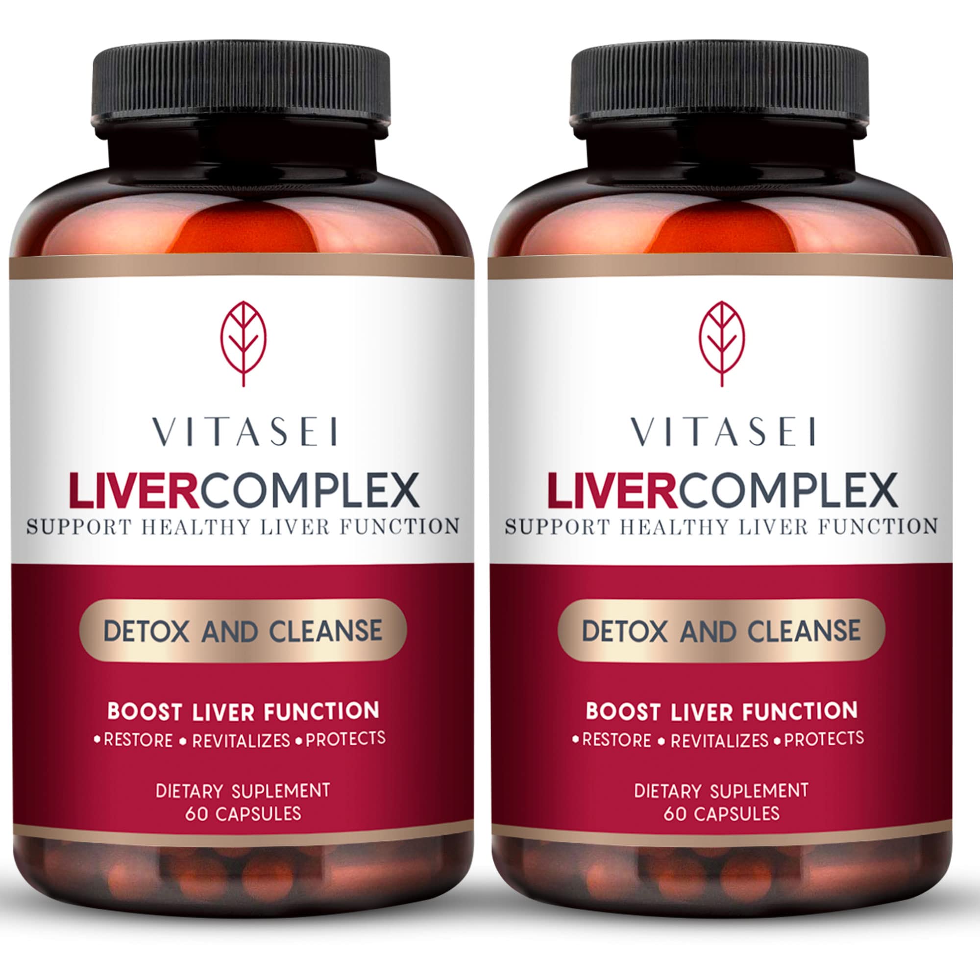 Liver Cleanse Detox & Repair Supplement - Milk Thistle Extract, Garcinia Cambogia & Turmeric Curcumin C3 Complex - Natural Liver Support for Women & Men - 120 Capsules (2-Pack) - Promotes Liver Health & Detoxification for Active Lifestyles & Heavy Eaters