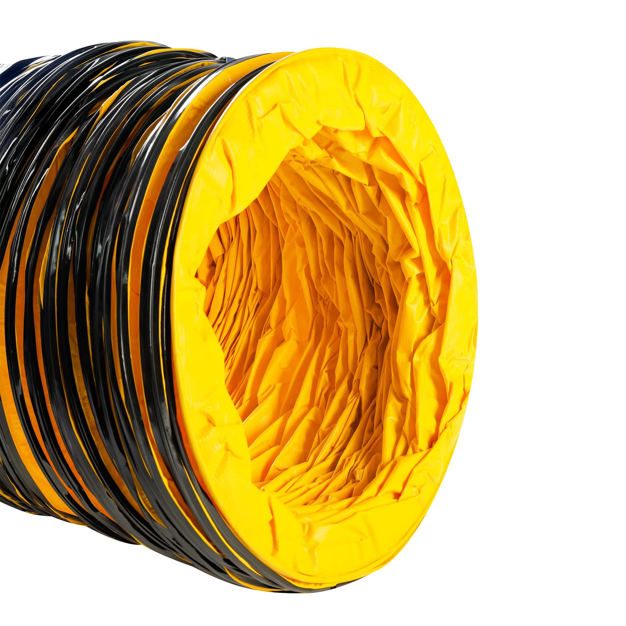 25FT PVC Flexible Duct Hose for Exhaust Fan - 16 Inch Diameter, Heavy Duty Ventilation Pipe for Dryer, HVAC, Grow Tent & Home Ventilation System