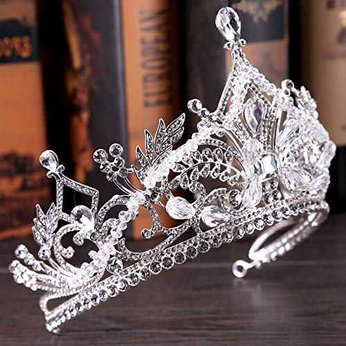 Sparkling Crystal Wedding Crown for Bride – Elegant Bridal Hair Accessories & Headpieces – Perfect for Weddings, Prom, and Special Occasions