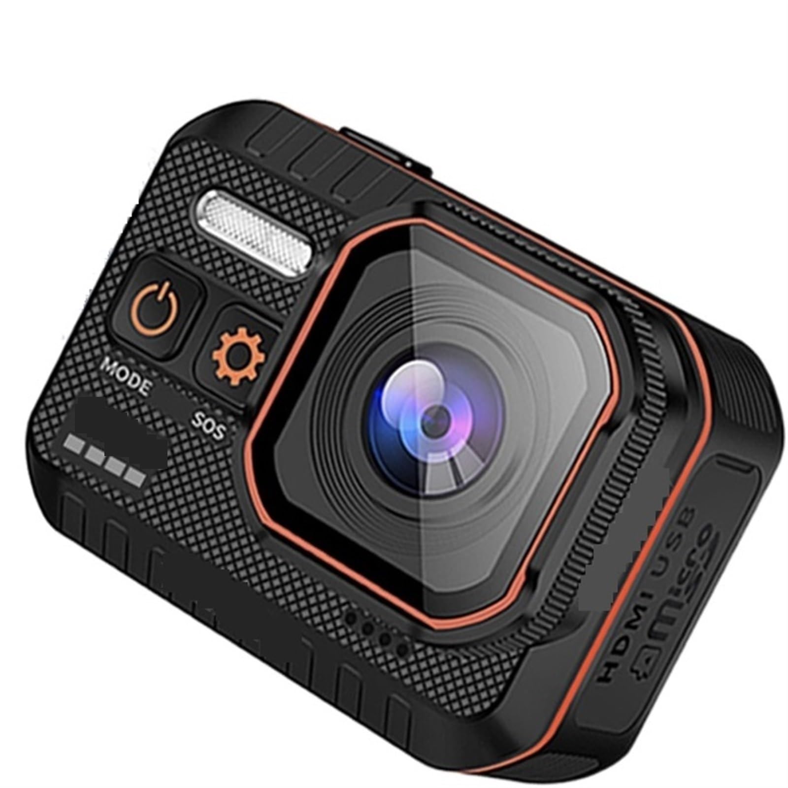 4K60FPS Waterproof Action Camera with Remote Control & Touch Screen - MZZYG Sports Camera for Helmet Mount, Driving, Vlogging & Outdoor Adventures (Includes 32GB Card & Selfie Stick)