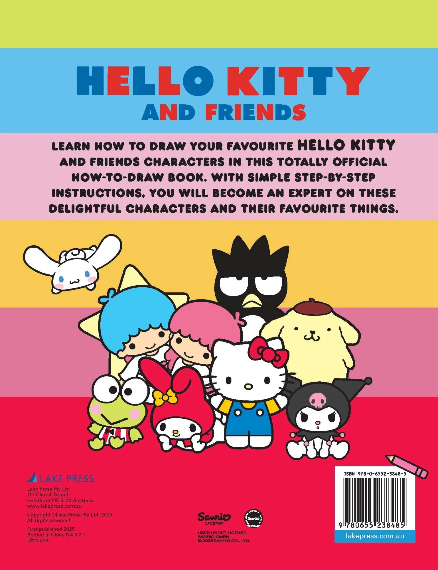 How to Draw Hello Kitty and Friends - Step by Step Drawing Guide for Beginners | Perfect for Kids, Art Lovers & DIY Gifts