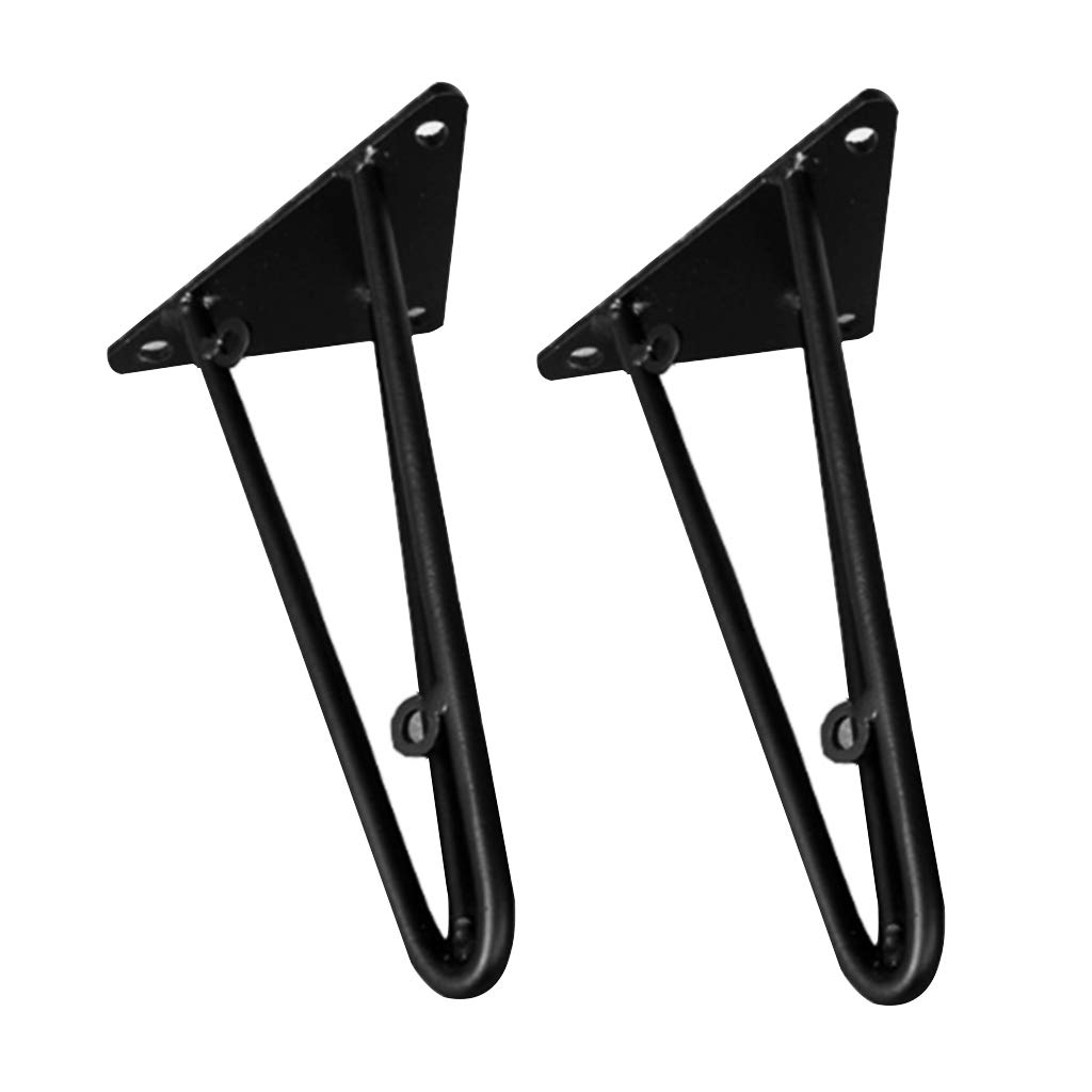 Heavy-Duty Wall Mounted Floating Shelf Bracket - 100KG Load Capacity, Industrial Metal Shelf Support with Rust & Corrosion Resistance (2 Pack) - Perfect for Living Room, Kitchen, Bathroom Storage & Display
