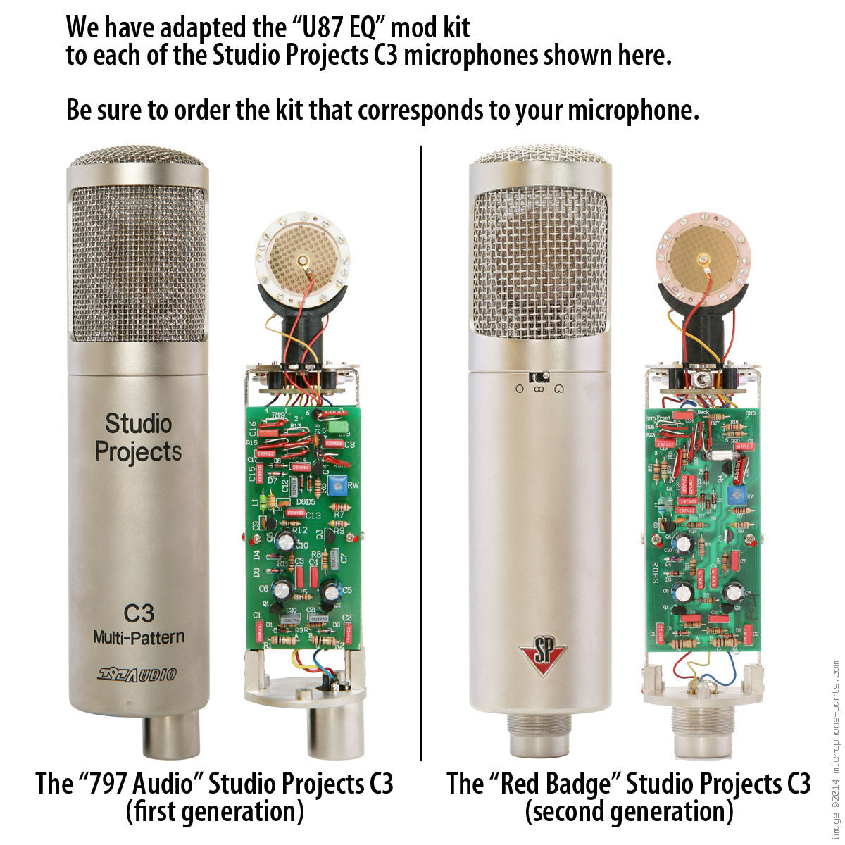 Studio Projects C3 Circuit Upgrade Kit - Premium Audio Enhancement for Professional Recording & Home Studios | Perfect for Vocals, Instruments & Podcasting