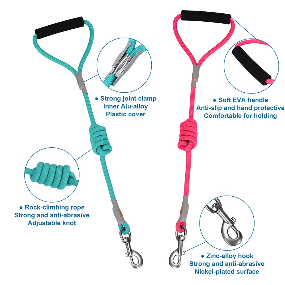 Premium Dog Harness and Leash Set for Small, Medium & Large Dogs - Adjustable No-Pull Pet Harness with D-Ring - Comfortable Training Walking Gear for Puppies & Adult Dogs - Perfect for Outdoor Adventures, Hiking & Daily Walks