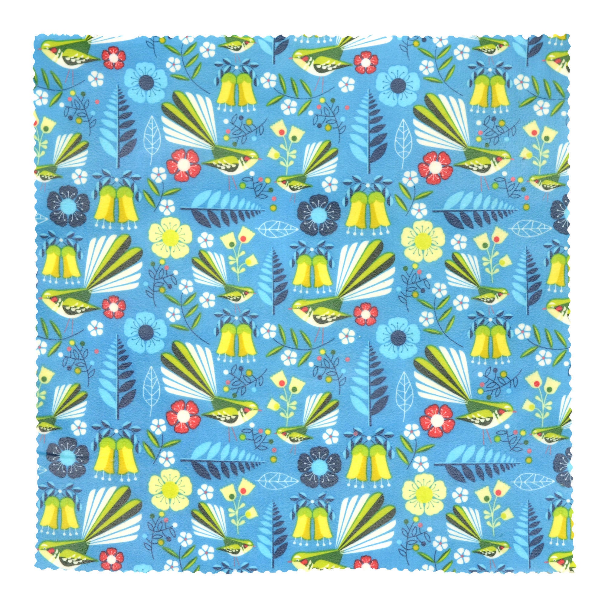 Fantail Flutter Large Beeswax Food Wrap - Eco-Friendly Reusable Food Storage for Sandwiches, Fruits & Cheese - Perfect for Picnics, Lunch Boxes & Zero Waste Kitchens