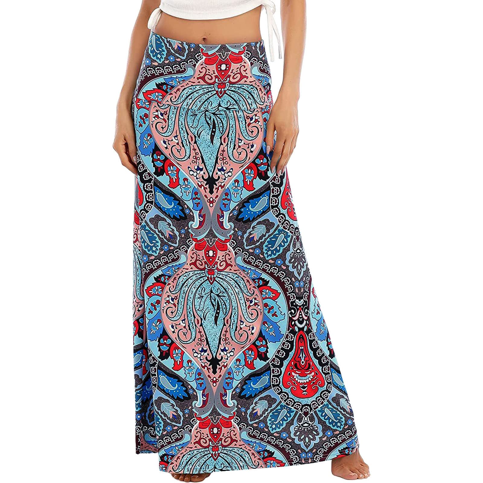 Bohemian Summer Beach Dress for Women - Flowy Midi & Maxi Boho Dresses with Holiday Prints - Perfect for Vacations, Parties & Casual Outings