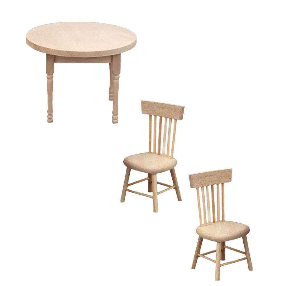 Cabilock Kids Desk Chair Set - Mini Round Study Chair for Children, Playhouse Accessory & Decor, Durable Kids Furniture for Home, School, and Playroom Use