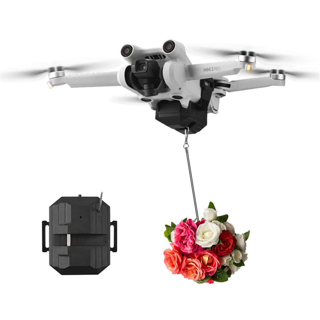 DJI Mini 3 Pro/Mini 2/SE Drone Airdrop Launcher Accessories - Compatible with Mavic Pro, Air & FIMI X8 SE - Perfect for Aerial Delivery, Photography & Outdoor Adventures