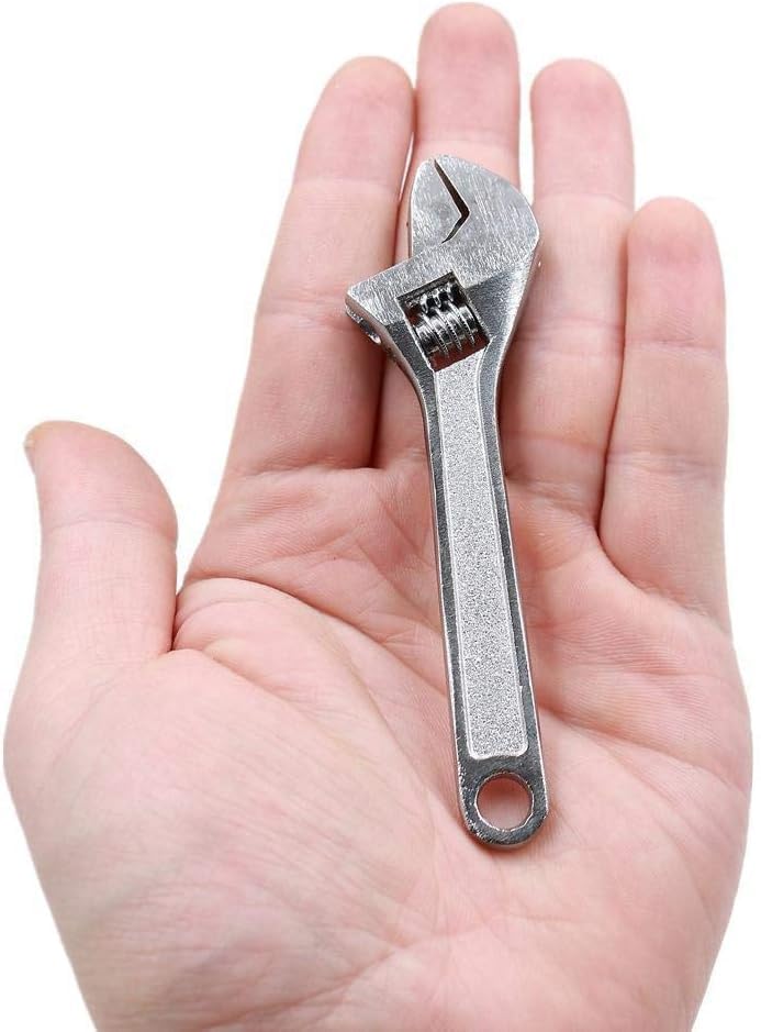 1Pc Mini Adjustable Wrench - Small Shifting Spanner for Tightening & Loosening Nuts & Bolts - Compact Repair Tool for Home, Auto & Bike Maintenance - Perfect for DIY Projects & Emergency Fixes