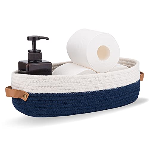 Navy Stitching White