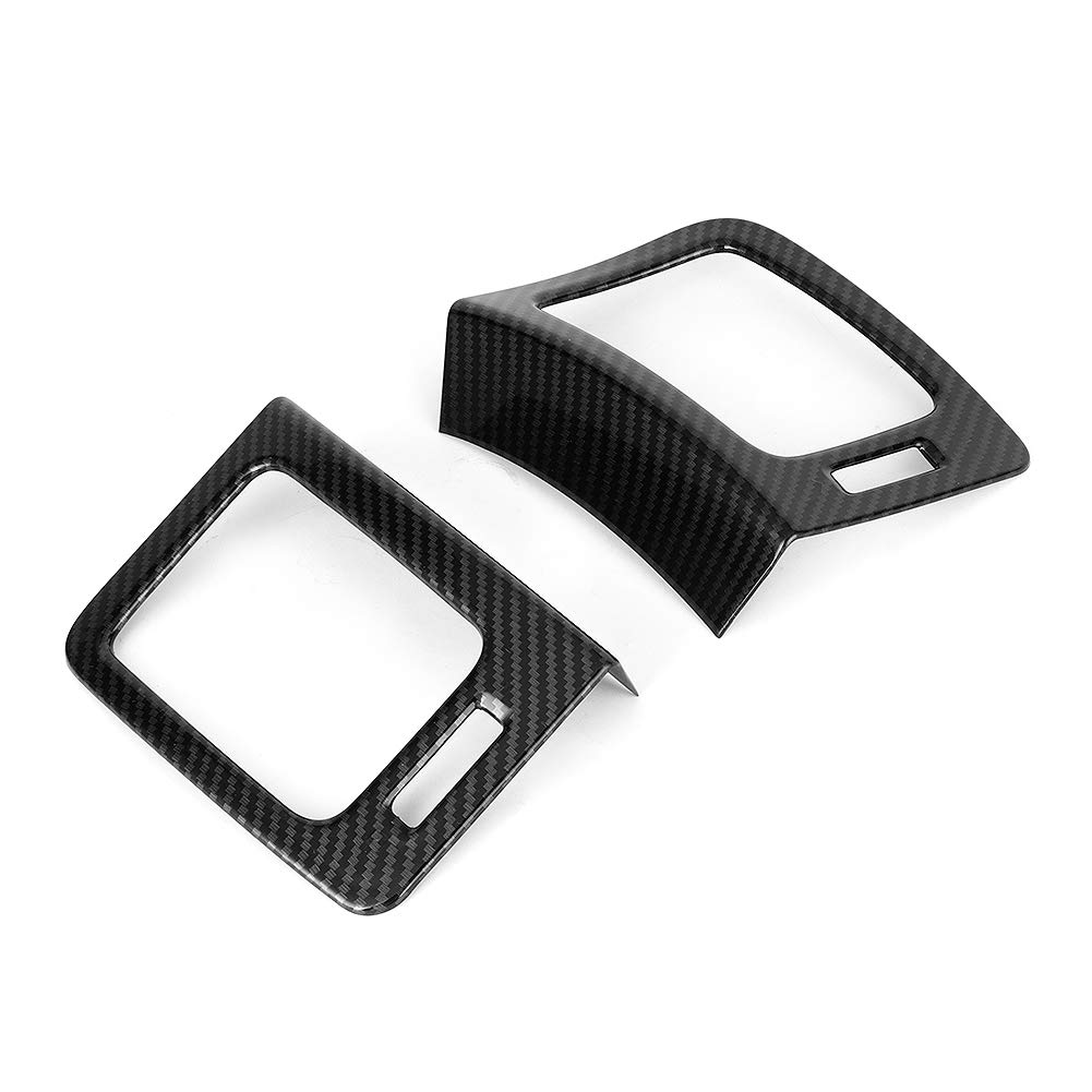 Carbon Fiber Style Front Side Air Vent Trim for Hyundai Grand Starex H1 2019 - Interior Car Decor Accessory | Perfect for Customization & Luxury Vehicle Upgrades