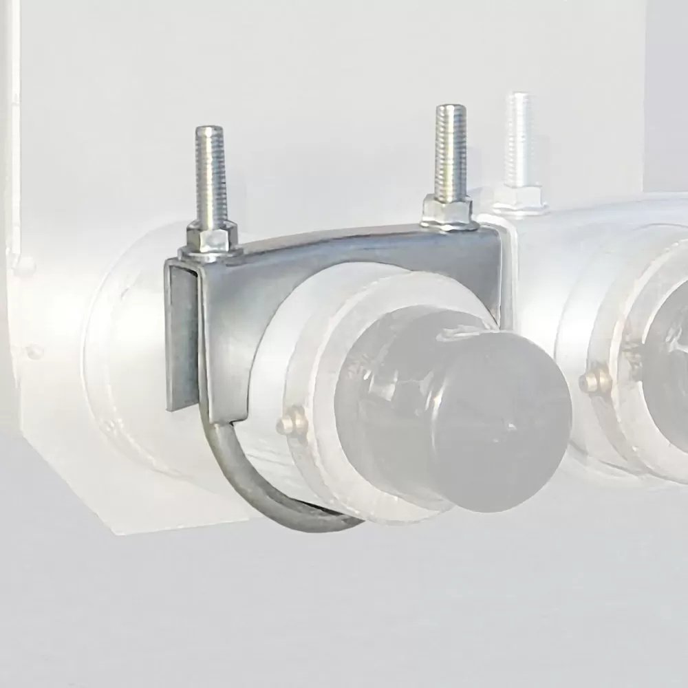 AP® Tube Clamp 3.5 Inch - Heavy Duty Pipe Clamp for Plumbing, HVAC, and Industrial Use - Durable Construction for Secure Pipe Connections - Perfect for Home Repairs and Professional Installations
