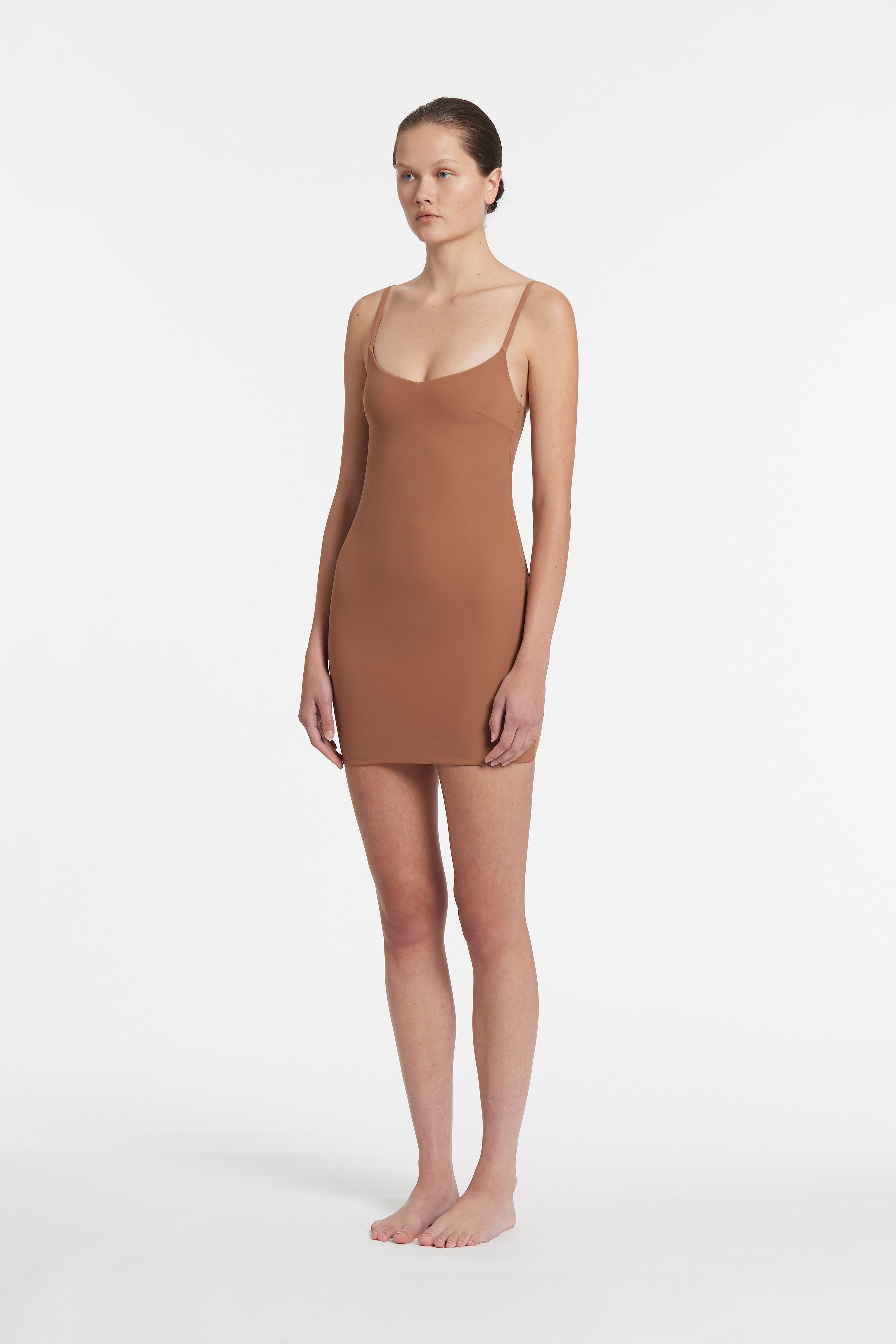 Chocolate Slip Dress for Women - Elegant & Comfortable Satin Nightgown for Sleepwear, Loungewear & Special Occasions