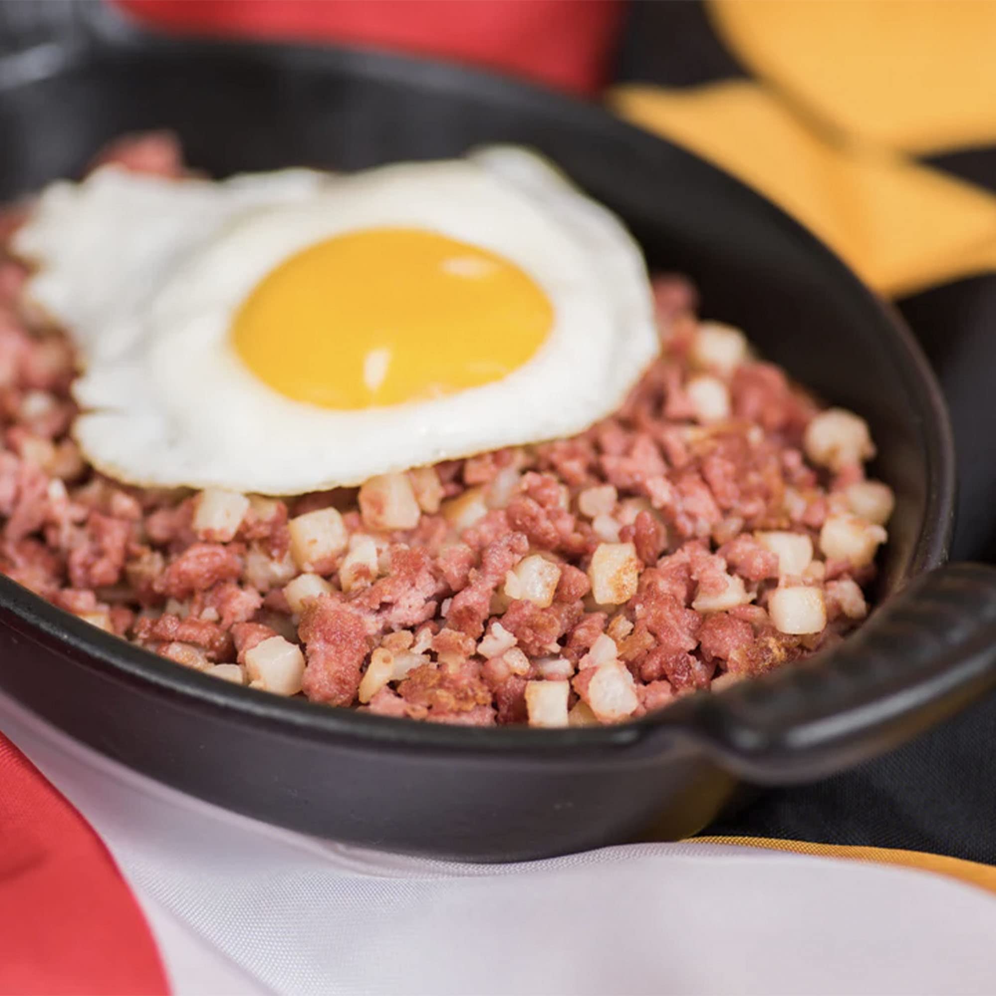 Premium Corned Beef Hash - USDA Choice Beef, Gluten Free - 1 Pound (Pack of 3) | Perfect for Breakfast Skillets, Camping Meals & Keto Diet