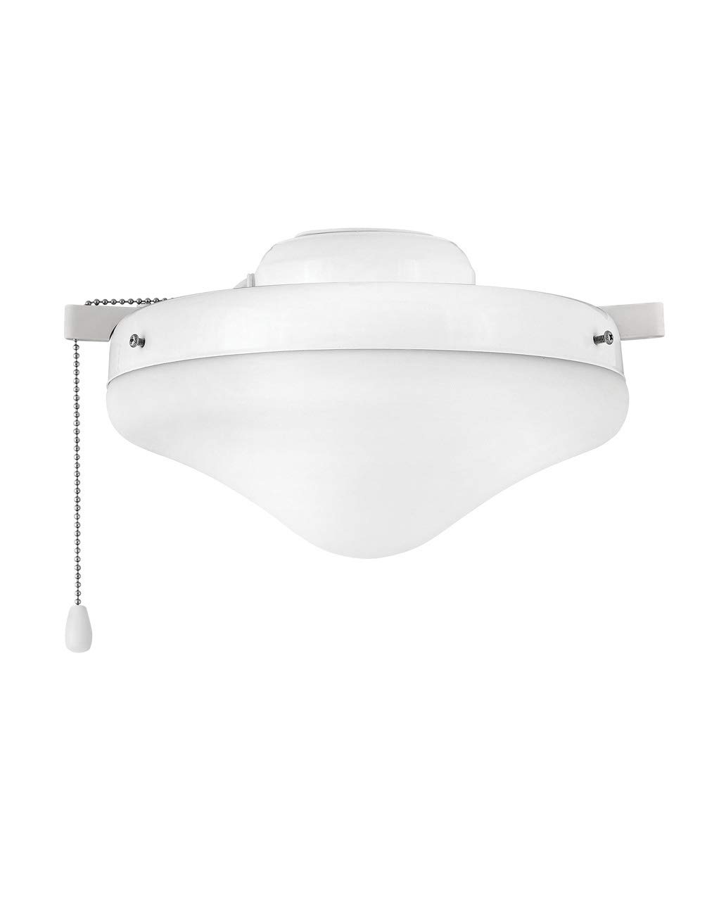 Hinkley Heirloom Glass Light Fixture Kit in Appliance White - Perfect for Kitchen, Bathroom, and Bedroom Lighting