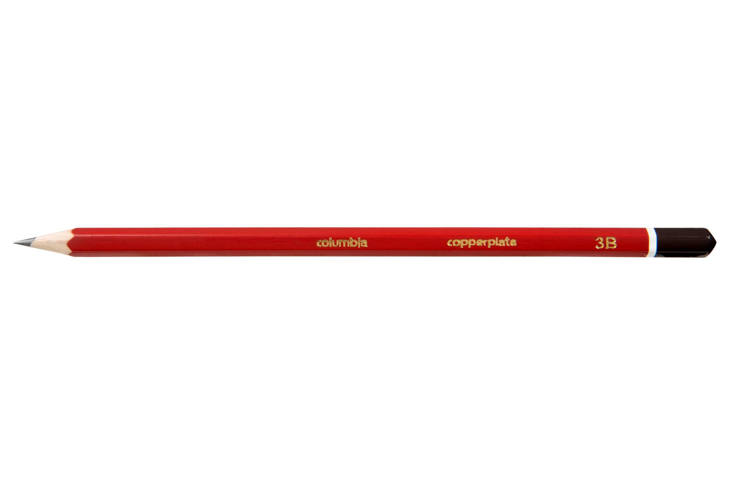 3B Pencil Columbia Copperplate - Hexagonal Graphite Pencils (20-Pack) for Sketching, Drawing & Writing | Art Supplies for Artists & Students