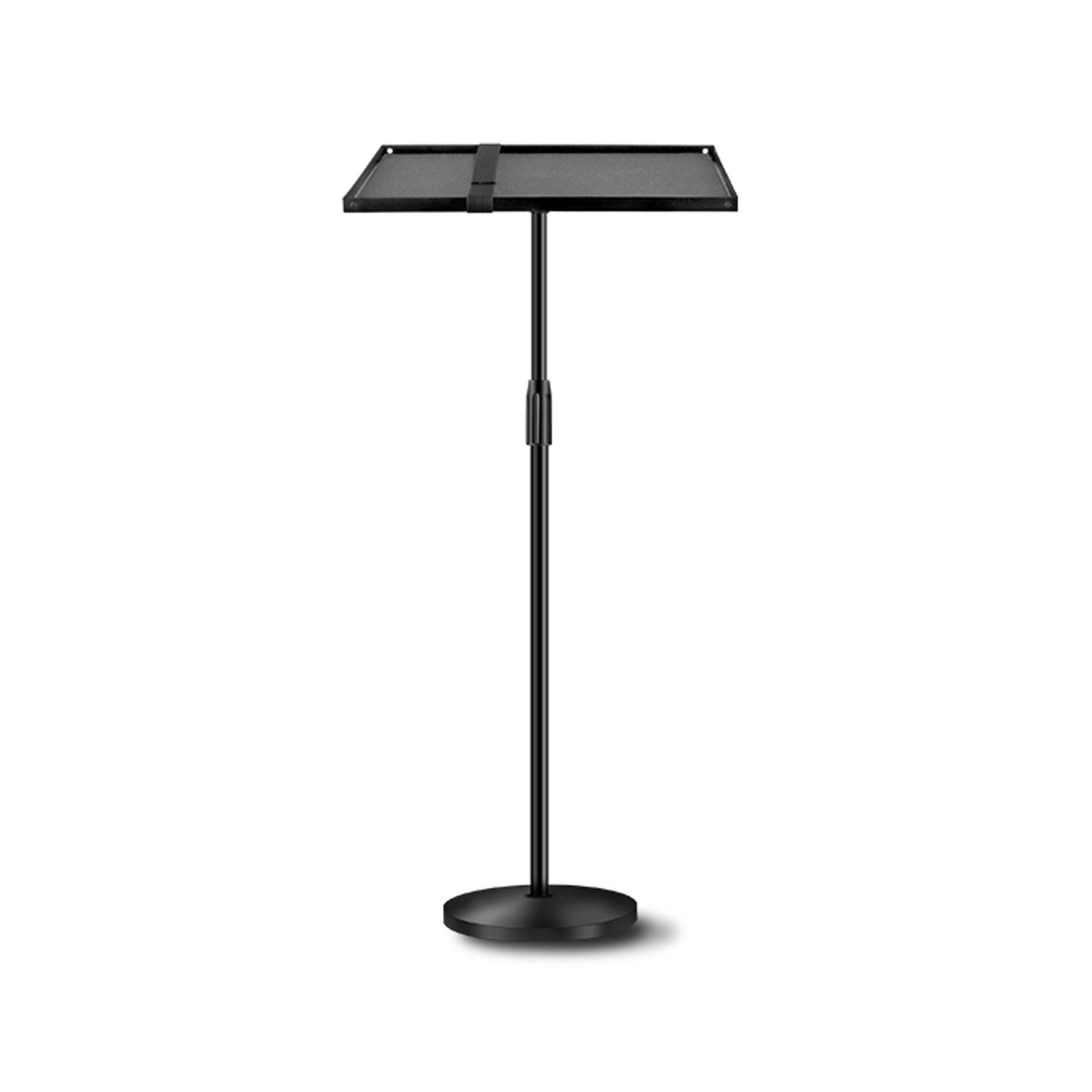 Adjustable Height Projector Stand & Tablet Holder (70-160cm) - Heavy Duty Floor Mount with Stable Base for Home Theater, Classroom Presentations & Office Meetings