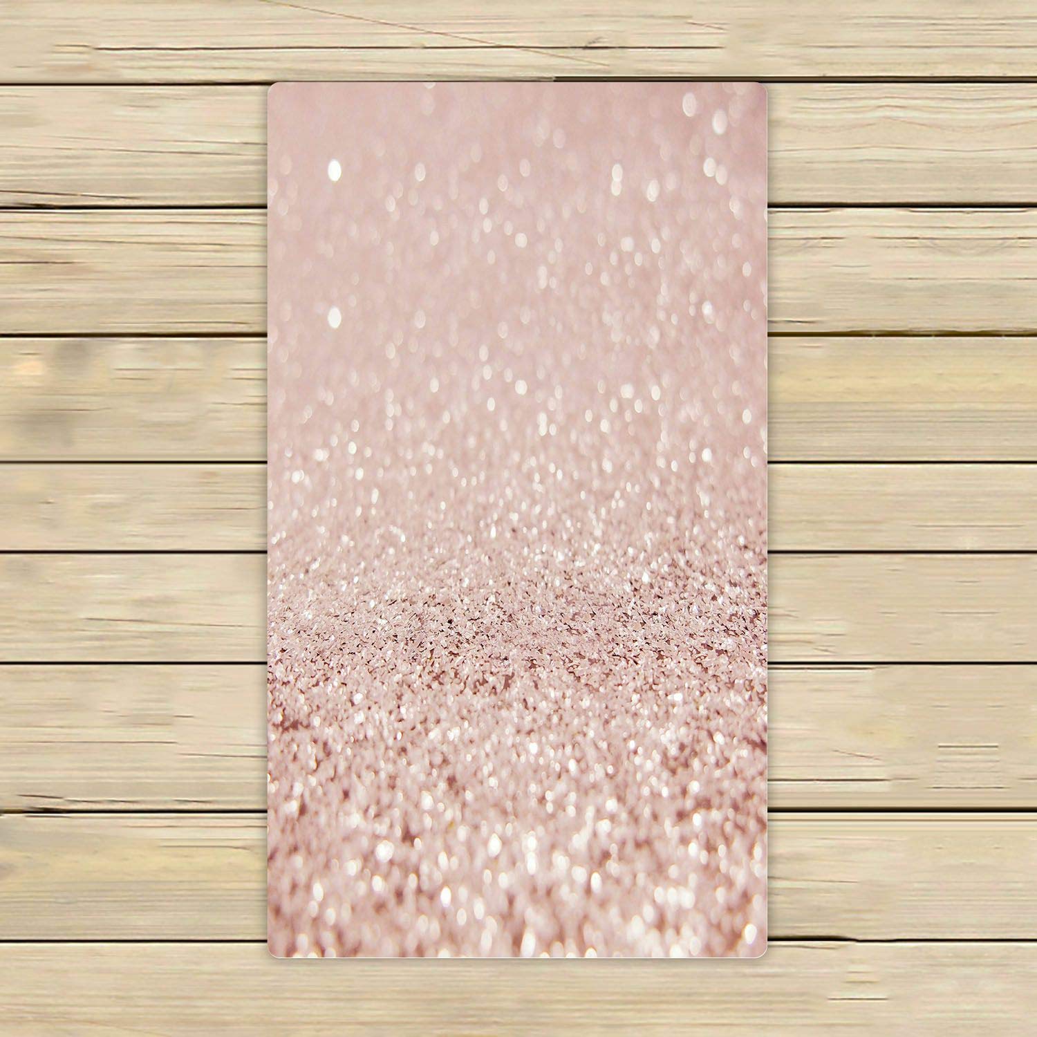 ABPHQTO Bright Sparkling Bokeh Beach Towel - 16x28 Inch Quick Dry Bath & Pool Towel for Travel, Sports & Spa | Perfect for Beach Days, Swimming & Yoga