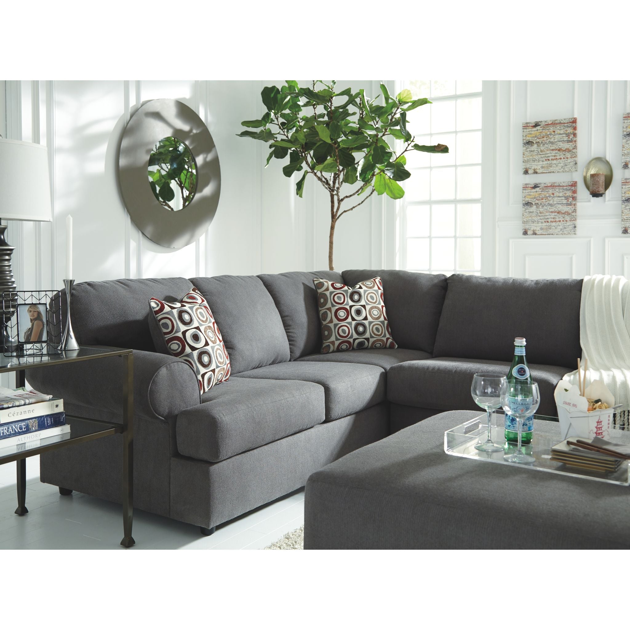 Arlie 3-Piece Sectional Sofa Set with Reversible Chaise - Modern L-Shaped Couch for Living Room, Family Room & Apartment - Soft Fabric Upholstery, Comfortable Seating