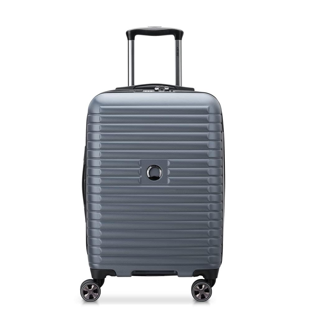 Delsey Paris Cruise 3.0 Expandable Hardside Spinner Wheel Carry-On Luggage 21 Inch - Lightweight Durable Suitcase for Air Travel, Business Trips & Weekend Getaways (Graphite)
