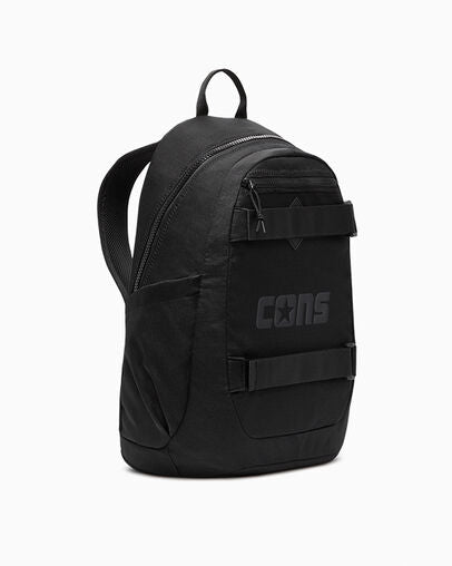 Converse Cons Utility Backpack - Durable Black School & Travel Backpack for Men & Women - Perfect for College, Work, Gym & Outdoor Adventures