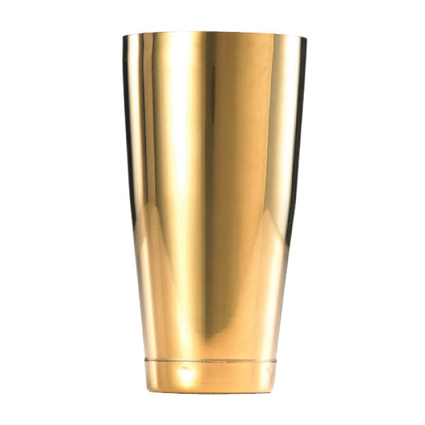 Barfly by Mercer M37008GD 28 oz Gold Plated Stainless Steel Cocktail Shaker Tin - Professional Bartender Mixing Tool for Mojitos, Margaritas & Home Bar Use