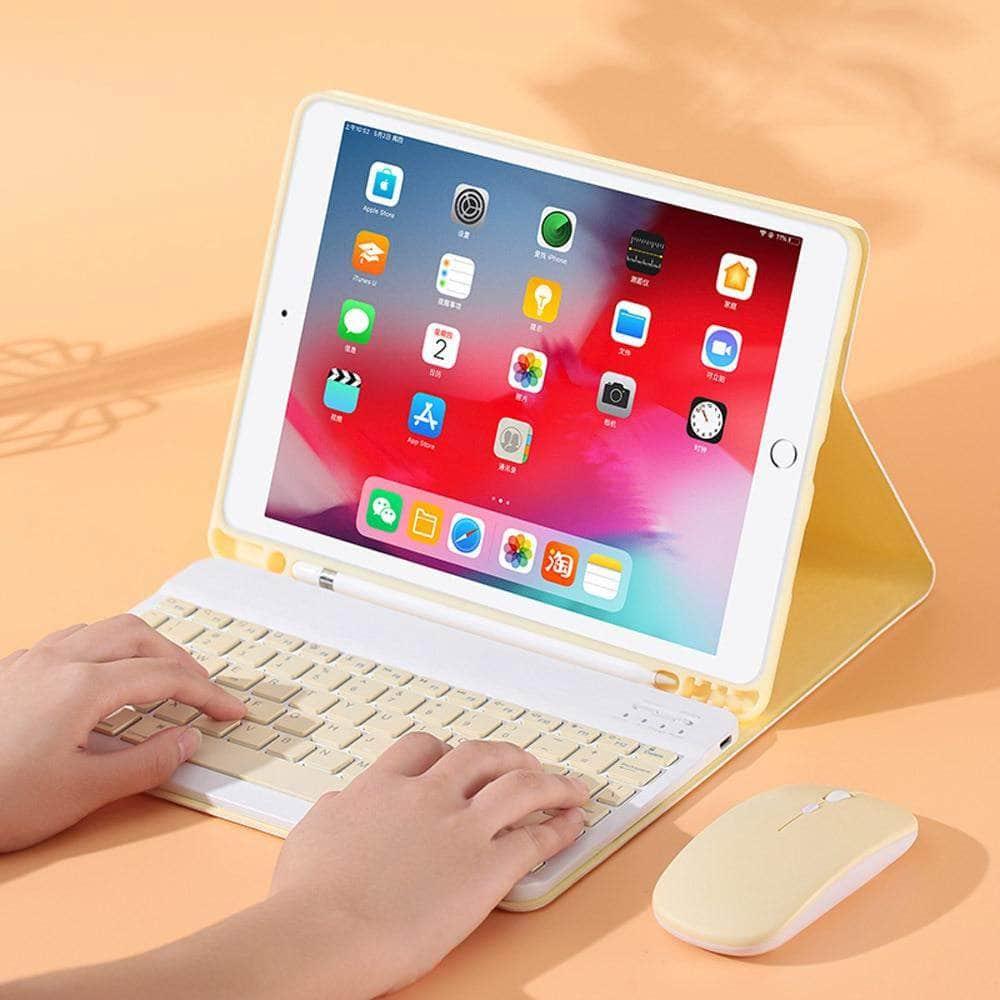 Apple iPad 10.2-inch (7th/8th Generation) Bluetooth Keyboard Case - Slim Protective Cover with Backlit Keys for Work, Study & Travel