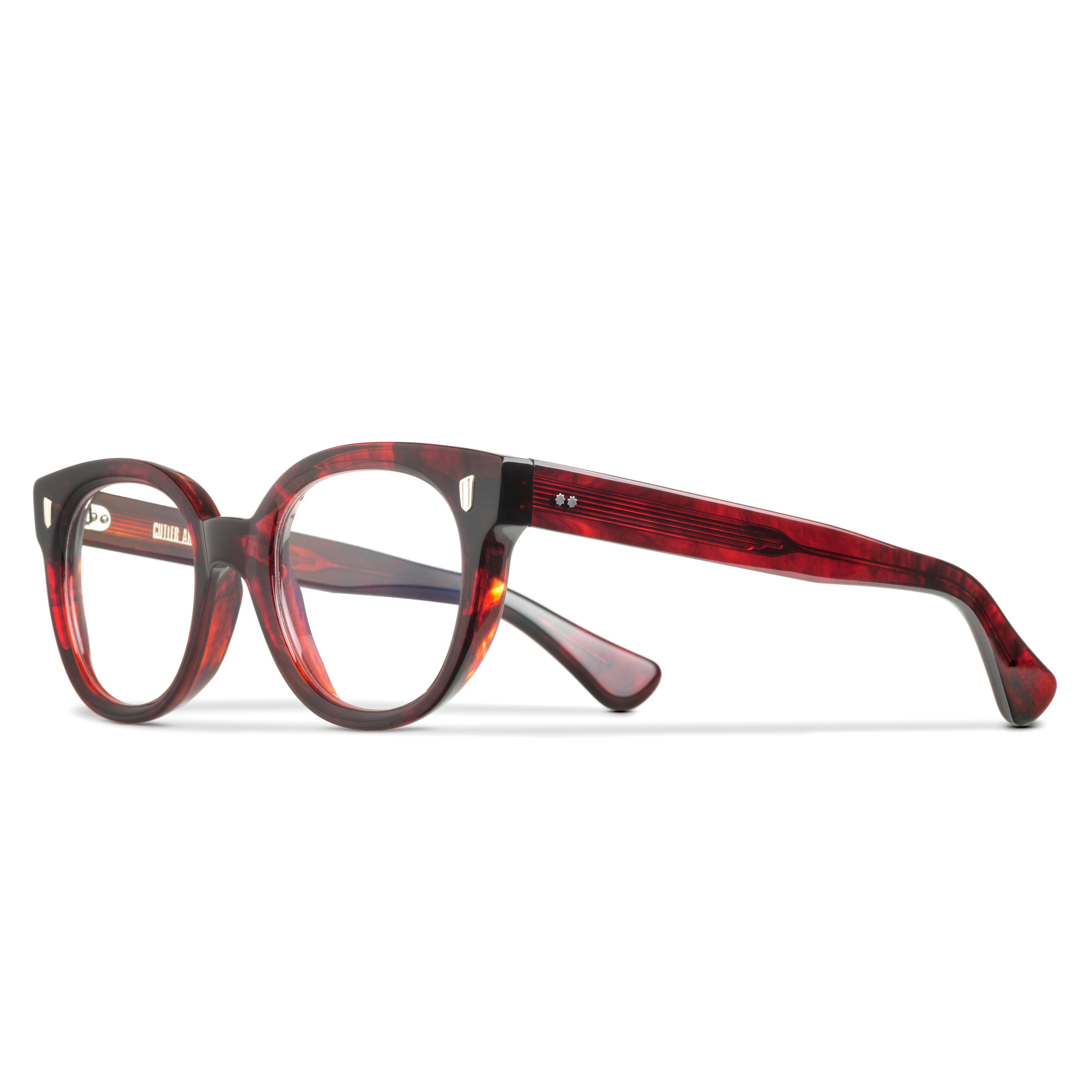 Cutler and Gross 9298 02 4921 Premium Acetate Eyeglass Frames - Lightweight & Durable for Men & Women - Perfect for Office, Reading, and Fashion Accessories