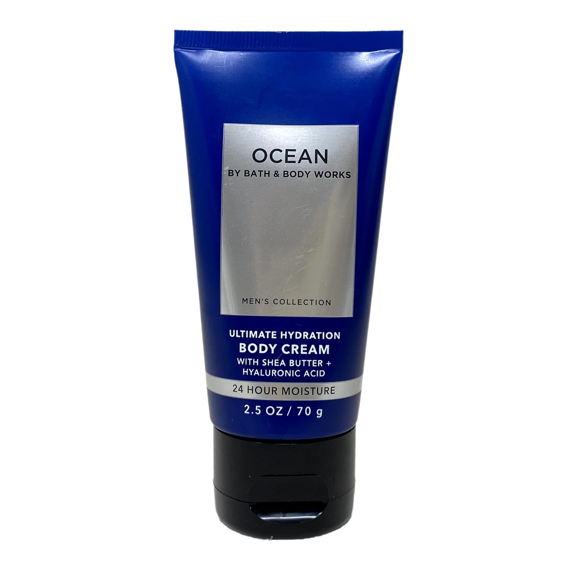 Bath & Body Works Men's Ocean 3-Piece Mini Body Cream Set with Free Natural Oats Soap Sample | Travel Size Skincare Gift Set for Men | Perfect for Gym, Travel & Daily Moisturizing