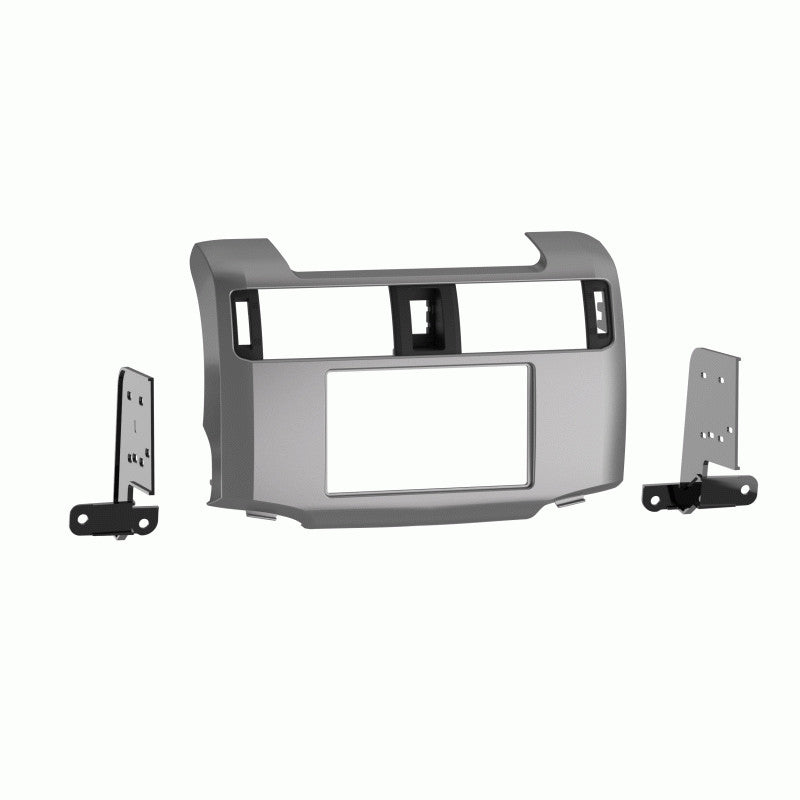 Metra 99-8271 DIN or Double DIN Radio Dash Kit for 2010-2023 Toyota 4Runner - Charcoal or Silver Finish | Car Stereo Installation & Upgrade | Perfect for Aftermarket Head Units & Enhanced Audio Systems
