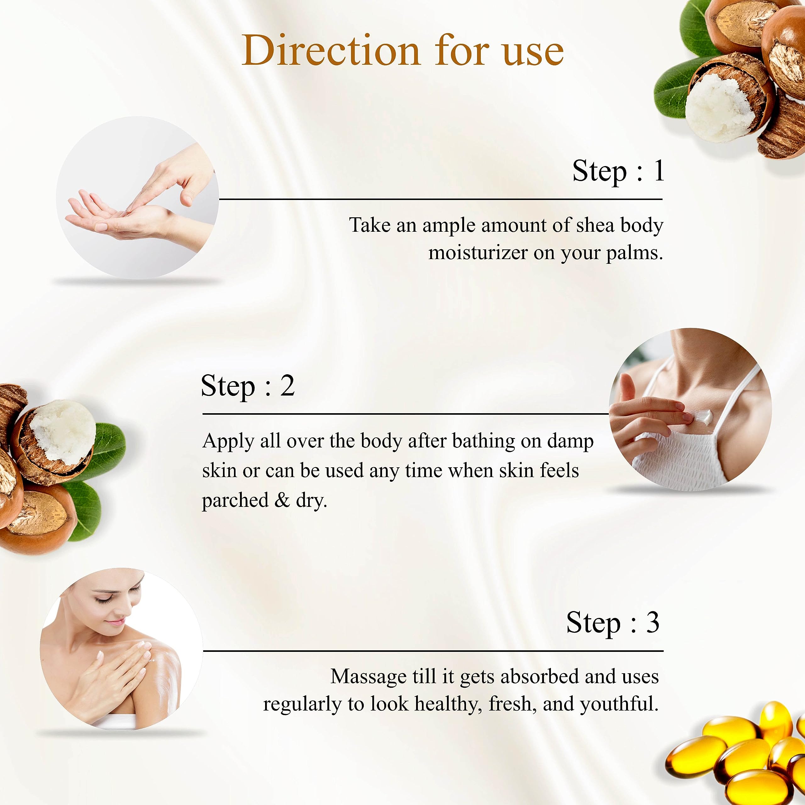 L'avenour Non-Greasy Shea Butter Moisturizing Body Lotion for Very Dry Skin - Deep Hydration for Glowing Skin | 200ml | Ideal for Men & Women | Perfect for Daily Use, After Shower & Winter Care
