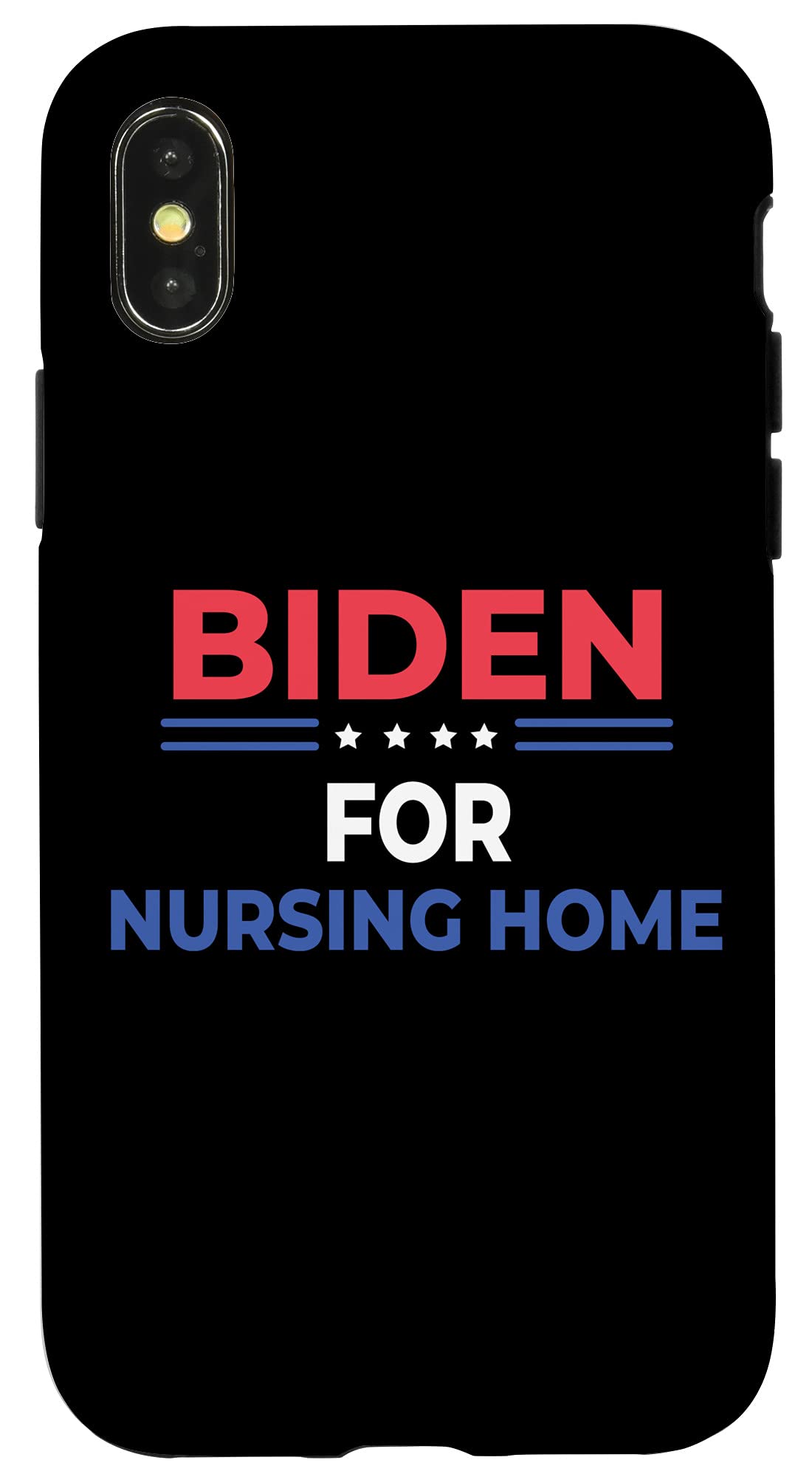 iPhone X/XS Shockproof Case with Biden 2020 Election Design - Durable Phone Cover for Nursing Home, Elderly Care & Everyday Protection